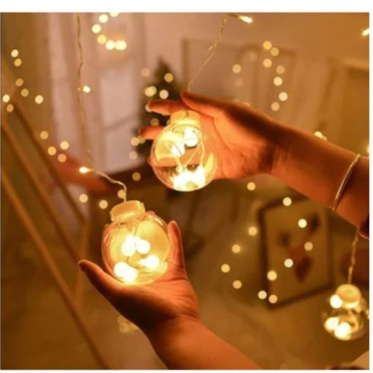 GENERICO - Luces cascada modelo esfera de calidad