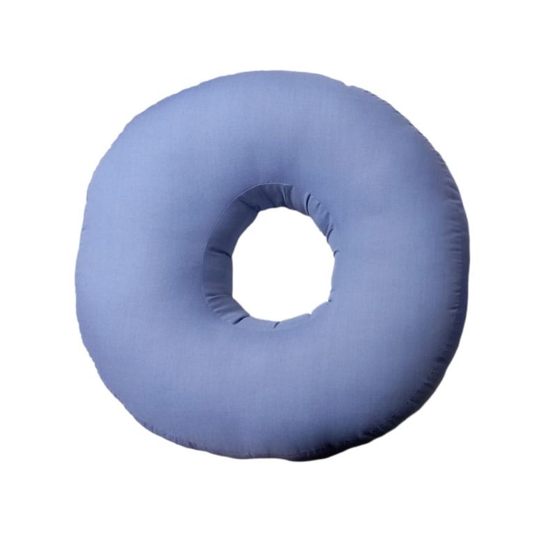 GENERICO - Cojin Rodete Ortopédico para Asiento Tamaño Jumbo Sin funda Celeste