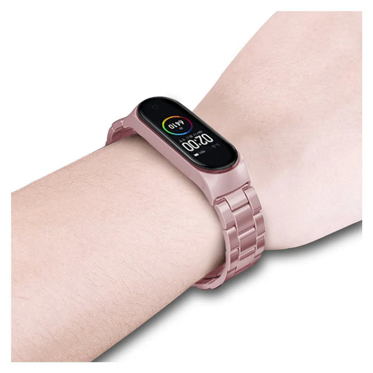 GENERICO - Sport correa elegante acero p' xiaomi mi band 6 mi band 5 mi band 4 3