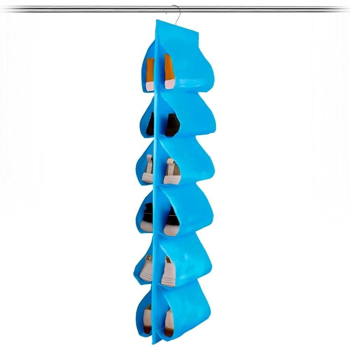 MINARI - Colgador de Zapatos para Closet Organizador de Armario Celeste 019C