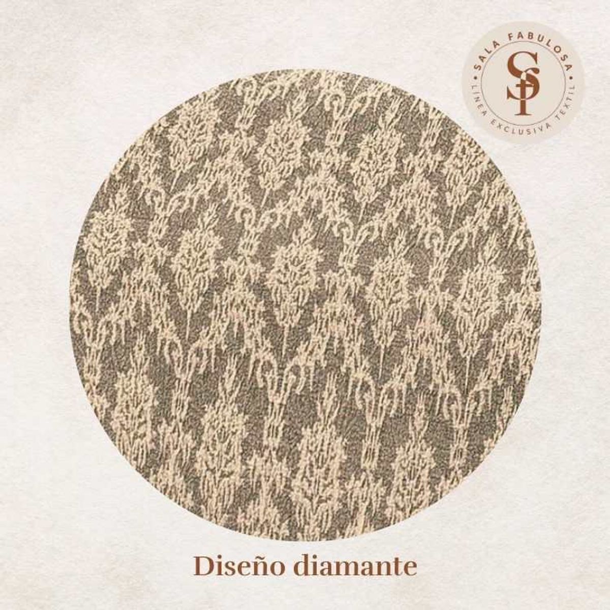 SALA FABULOSA - Funda de silla 8 piezas Sala fabulosa- Maíz - Alto relieve diseño diamante