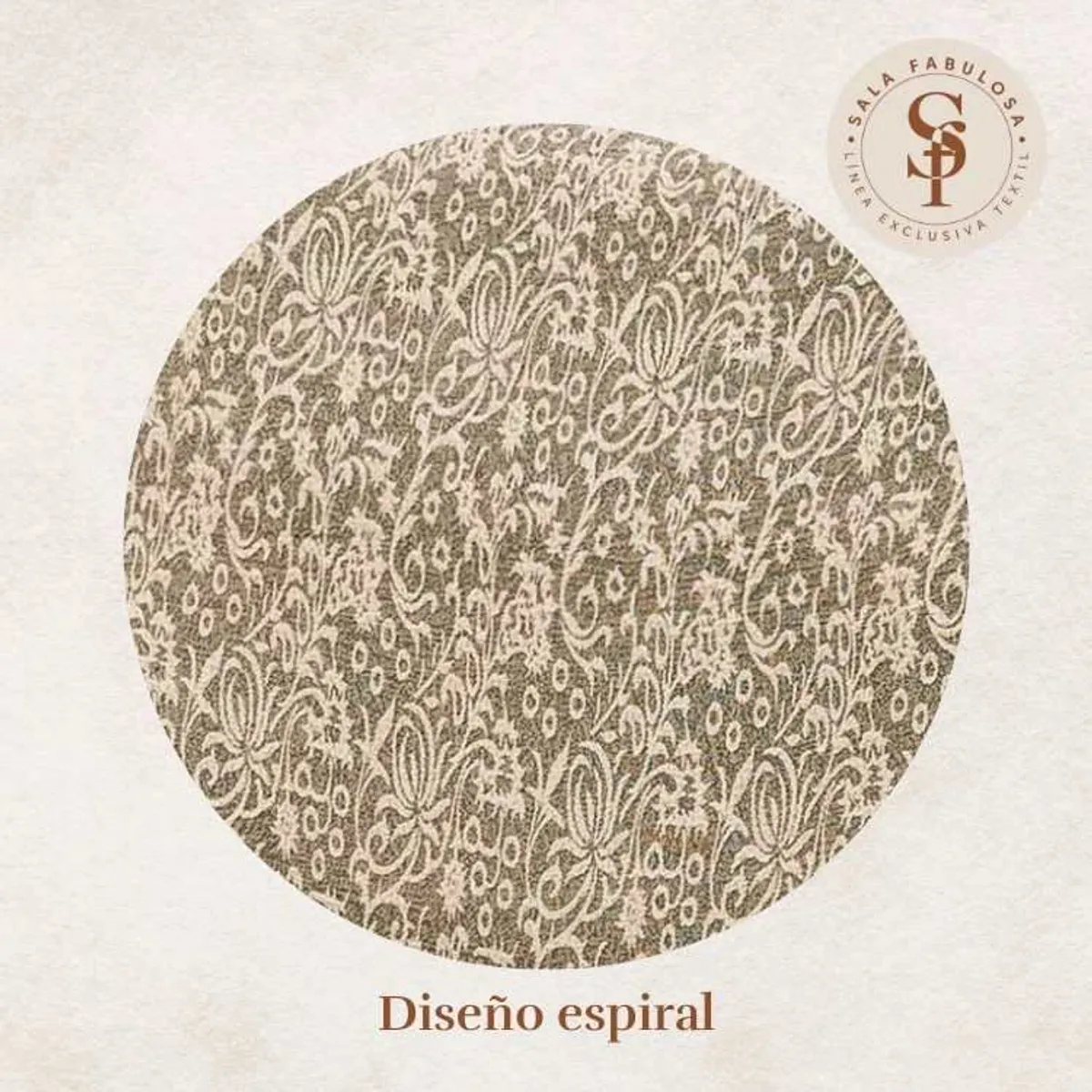 SALA FABULOSA - Funda de mueble 3-2-1 asientos Sala fabulosa-Maíz-Relieve espiral