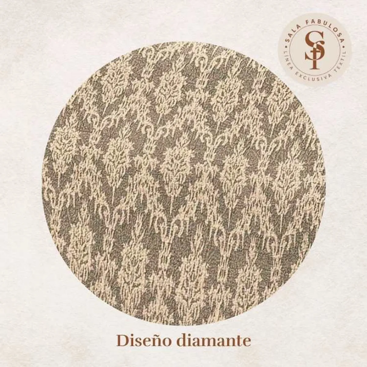 SALA FABULOSA - Funda de mueble 3-2-1 asientos Sala fabulosa-Maíz-Relieve diamante