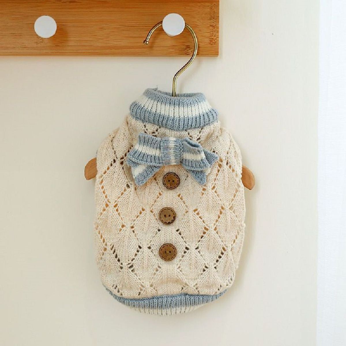 GENERICO - Suéter Cálido Multicolor para Mascotas,  Importado M