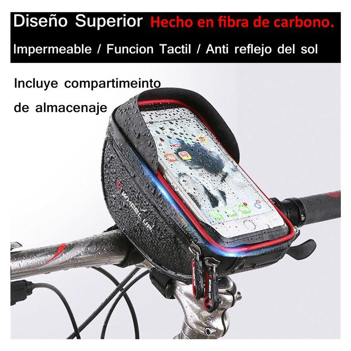 GENERICO - Case funda protector touch celular bicicleta moto ciclismo impermeable