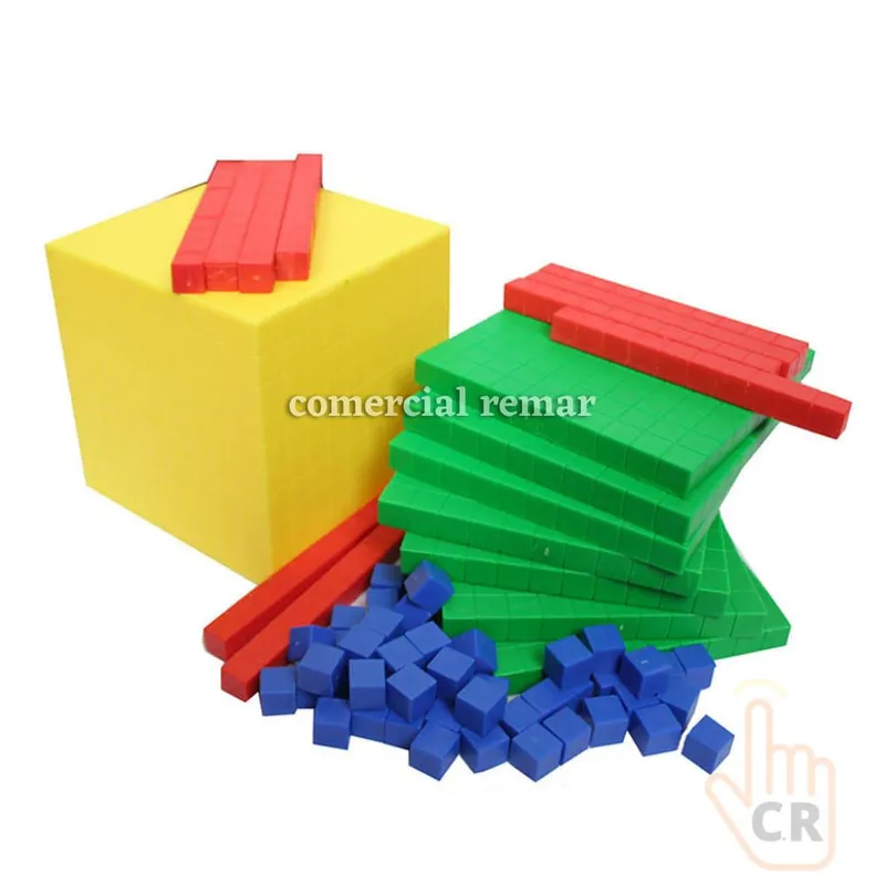 GENERICO - Multibase 10 o Base 10 en Caja Juego Didáctico Matemático