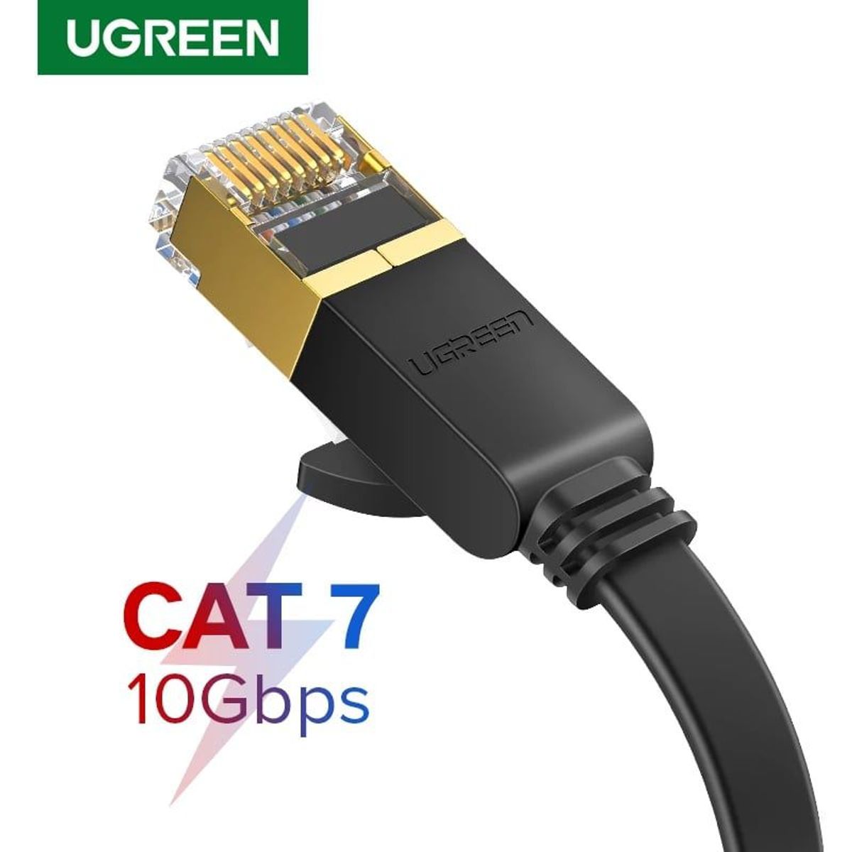 UGREEN - Cable de Red Ethernet RJ45 Cat7 Flat Ugreen 5 metros