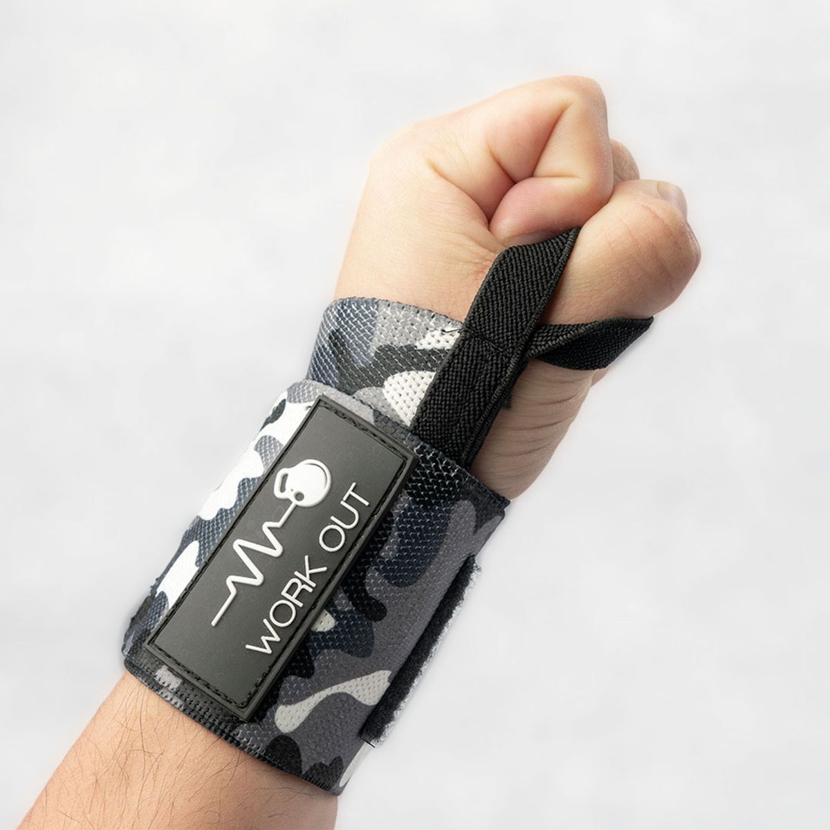 WORK OUT - MUÑEQUERA PARA LEVANTAR PESAS - GIMNASIO - CROSSFIT - CAMUFL