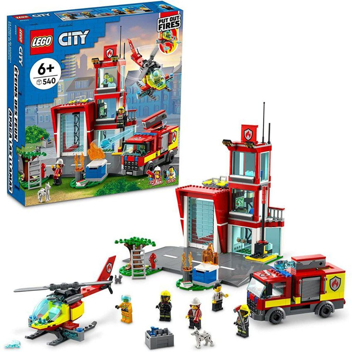 LEGO - LEGO City 60320 - Estación de Bomberos (540 piezas)