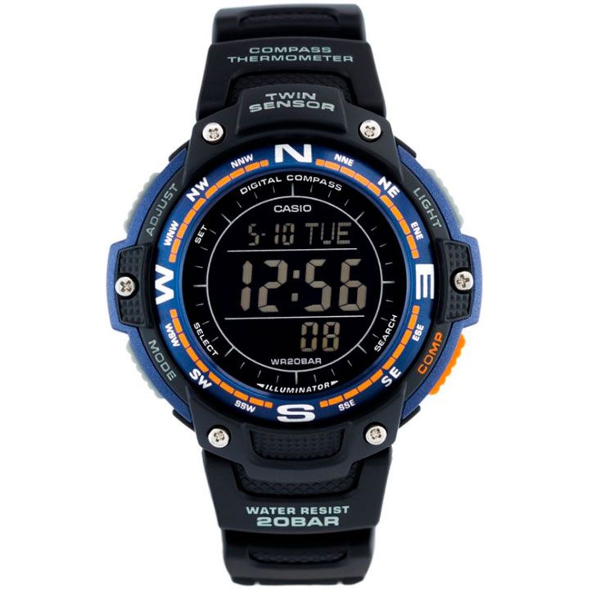 CASIO - Reloj Casio Twin Sensor SGW-100-2B