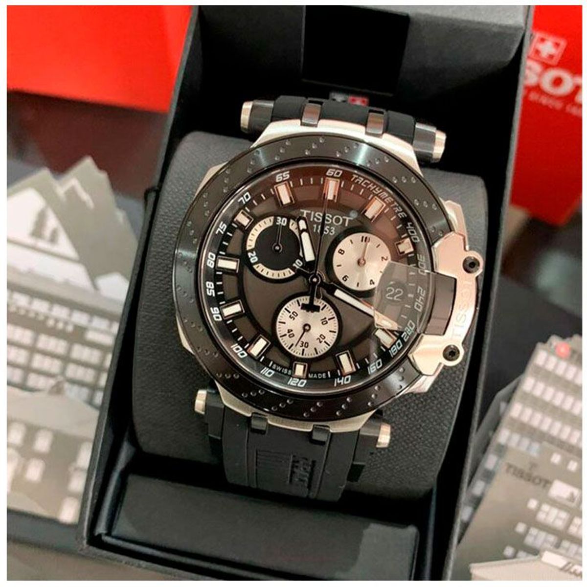 TISSOT - Reloj Tissot T-Race T1154172706100 - Negro