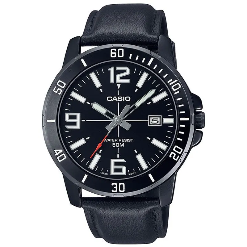 CASIO - Reloj Casio MTP-VD01BL-1BV Hombre - Negro