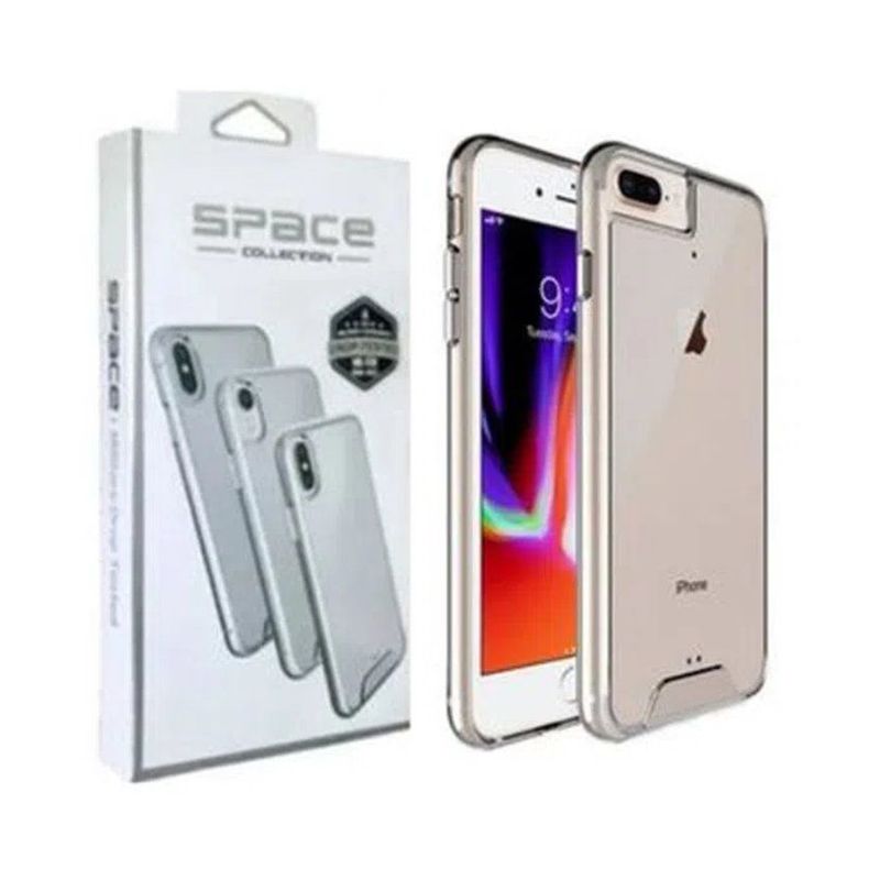 CASE - Funda case space anticaida iphone 7,8 - transparente