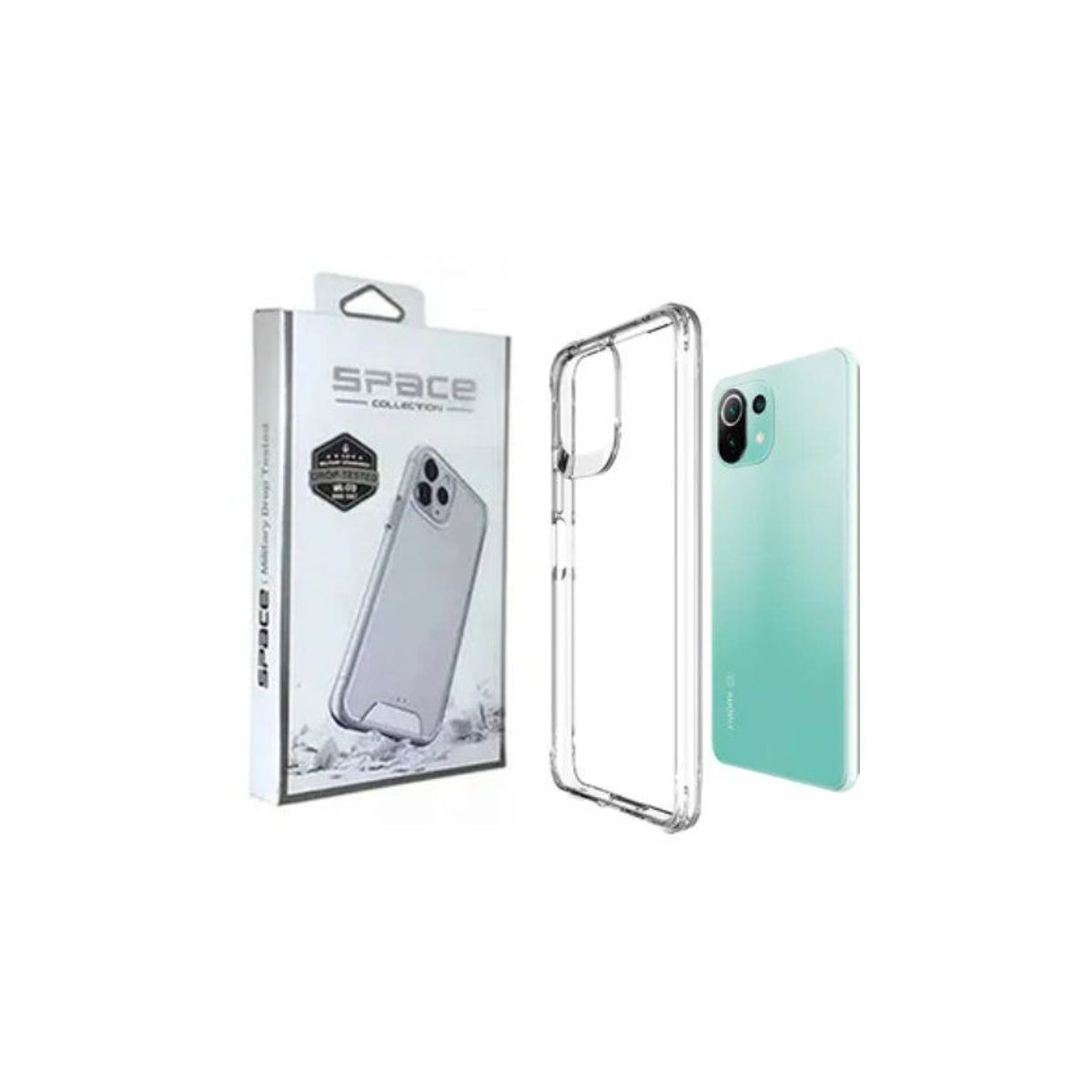 CASE - Case funda space collection xiaomi mi 11 lite 5g - transparente