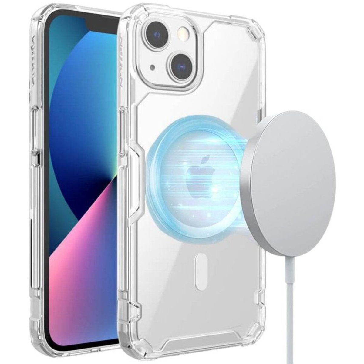 NILLKIN - Case nillkin para iphone 13   transparente