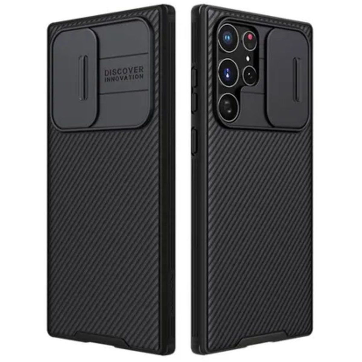 NILLKIN - Samsung galaxy s22 ultra 5g case funda nillkin camshield - negro
