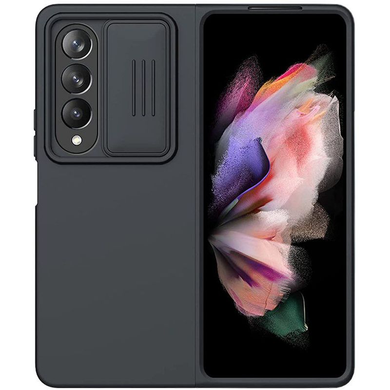 NILLKIN - Case nillkin camshield silky silicone para samsung z fold 4 - negro