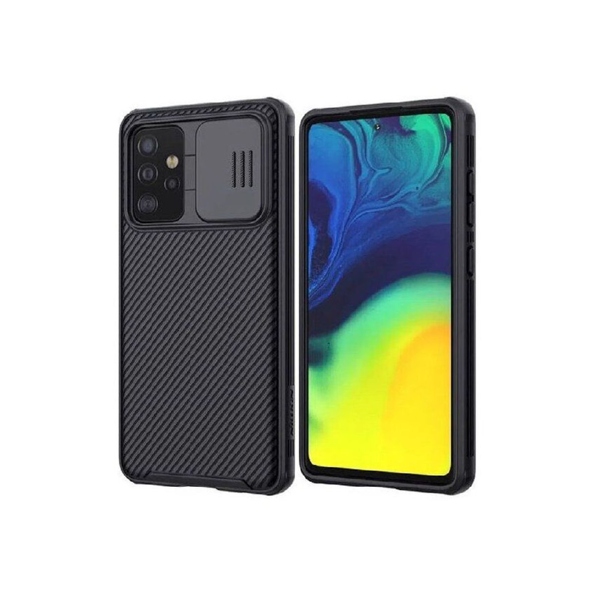 NILLKIN - Case nillkin camshield para samsung a52- negro