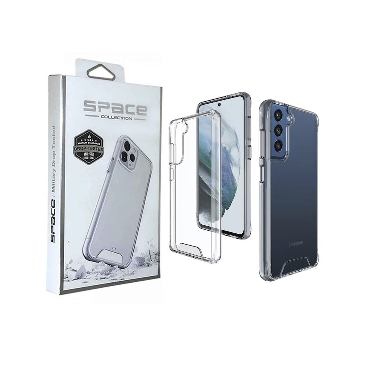 SPACE - Case Space Anticaida Samsung S21 Fe Transparente