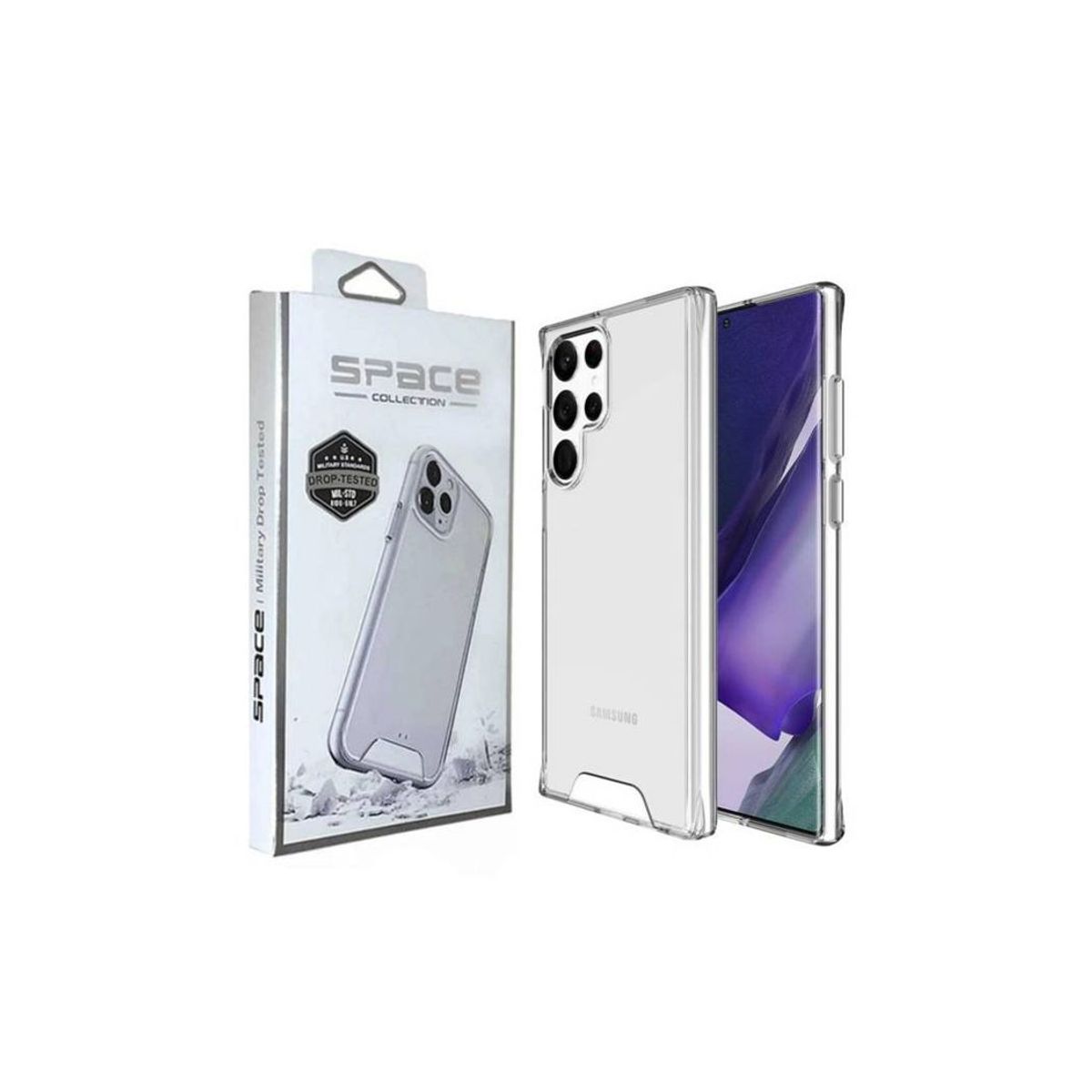 SPACE - Case Space Anticaida Samsung Galaxy S23 Ultra Transparente