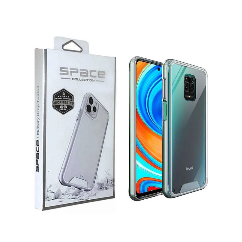 SPACE - Case Space Anticaida Xiaomi Note 9s / 9 Pro Transparente