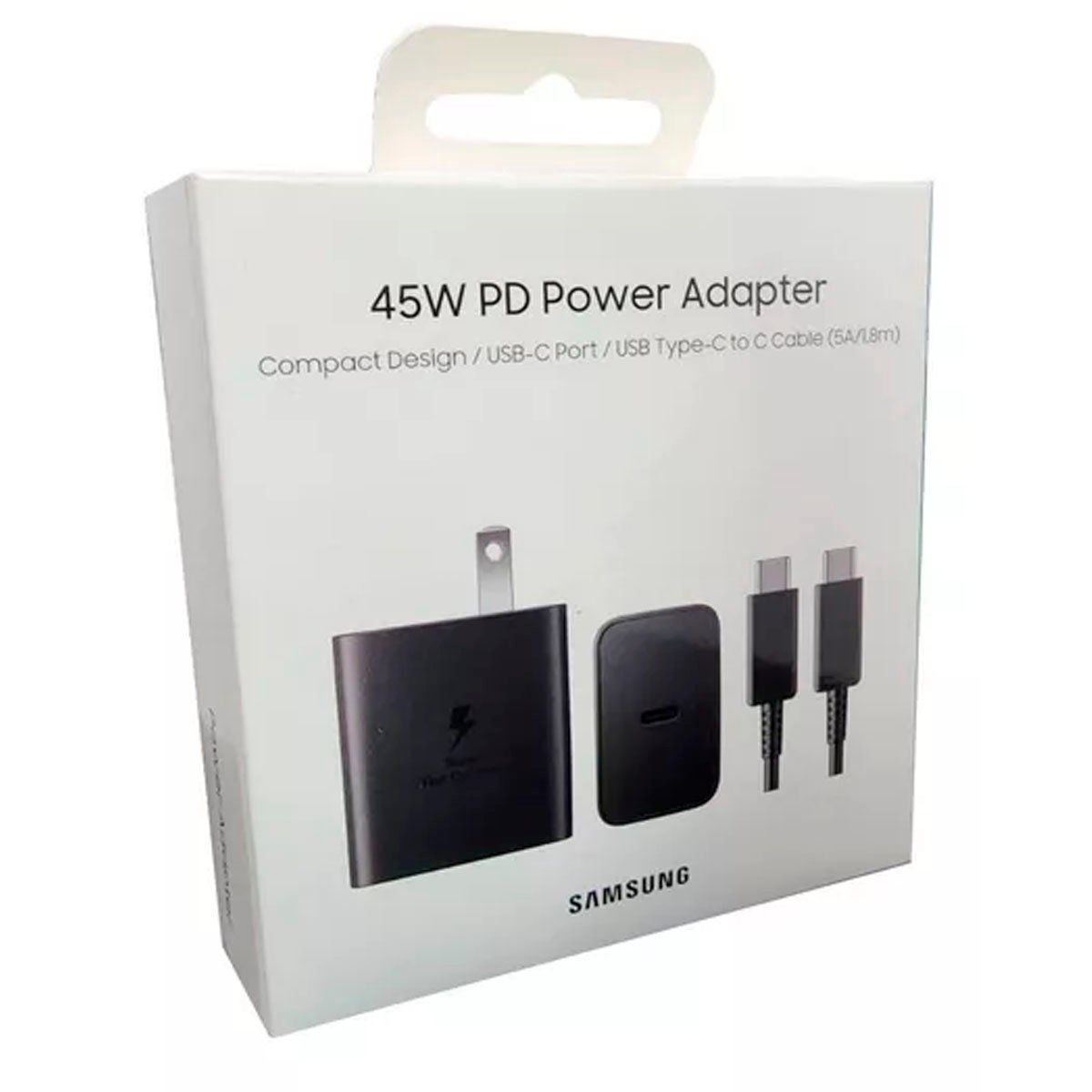 SAMSUNG - Cargador Samsung 45W USB-C Edition 2022 Galaxy S22, Plus, Ultra - Negro