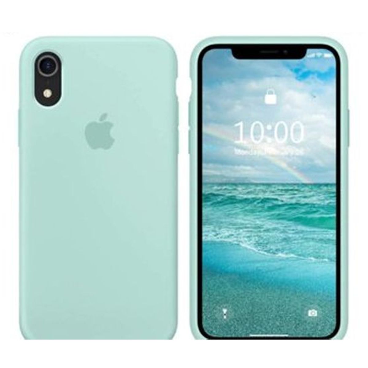 GENERICO - Funda Silicone Case Iphone Xr - Turquesa