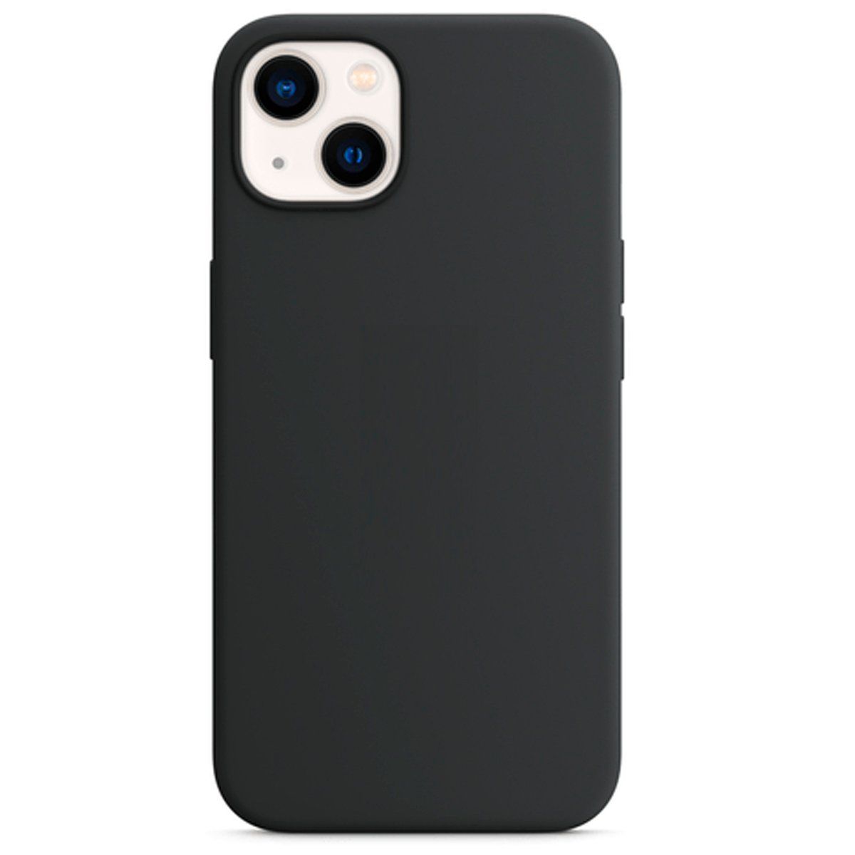 GENERICO - Silicone Case Con P/Cámara Iphone 13 - Negro