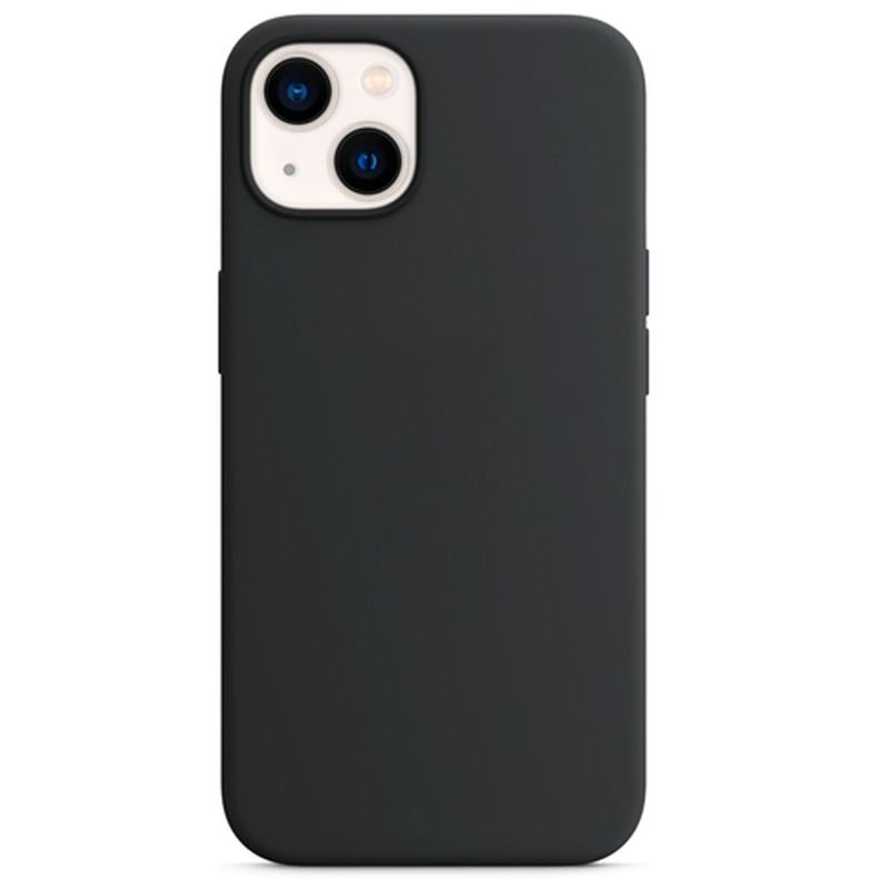 GENERICO - Silicone Case Con P/Cámara Iphone 13 - Negro