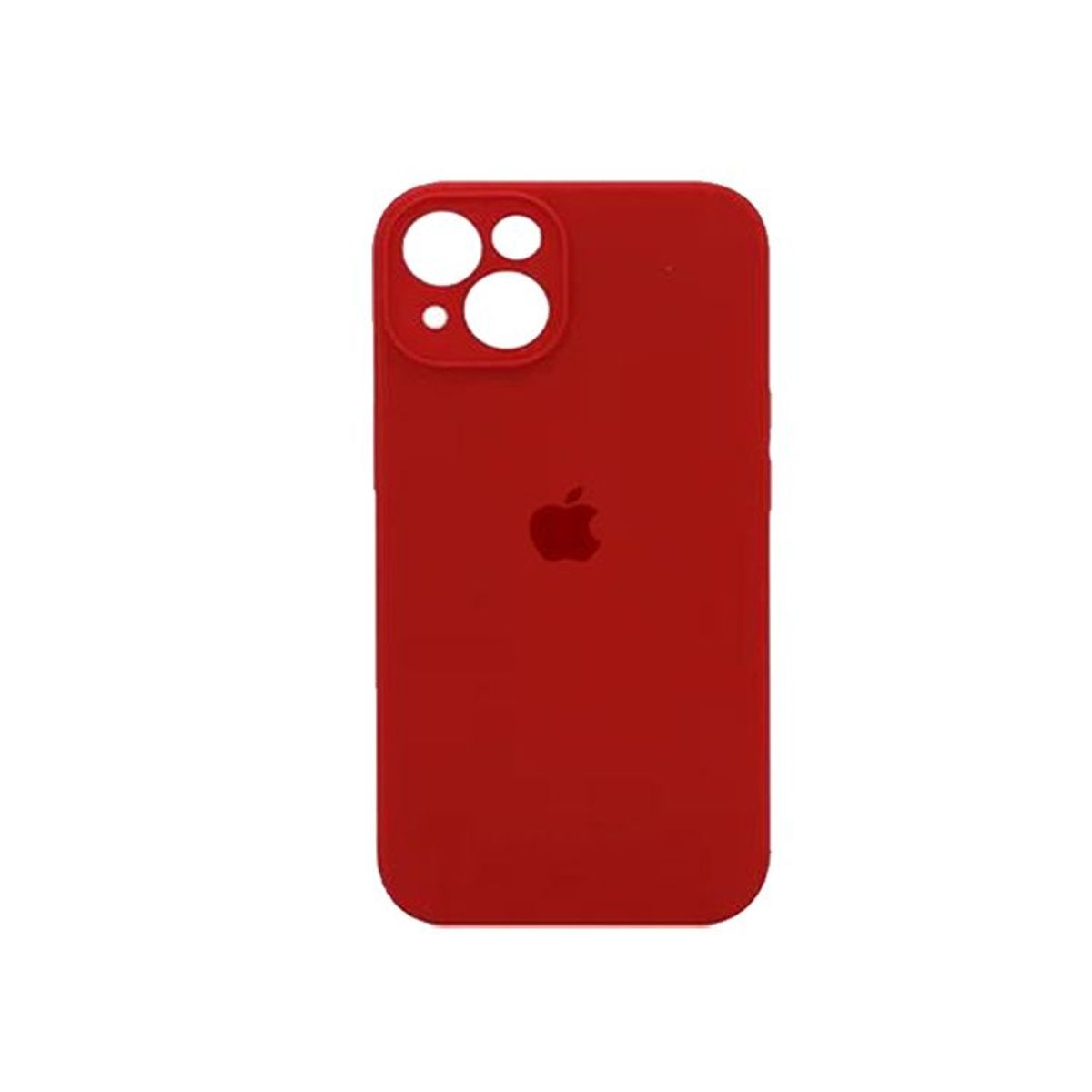 GENERICO - Silicone Case Con P/Cámara Iphone 13 - Rojo