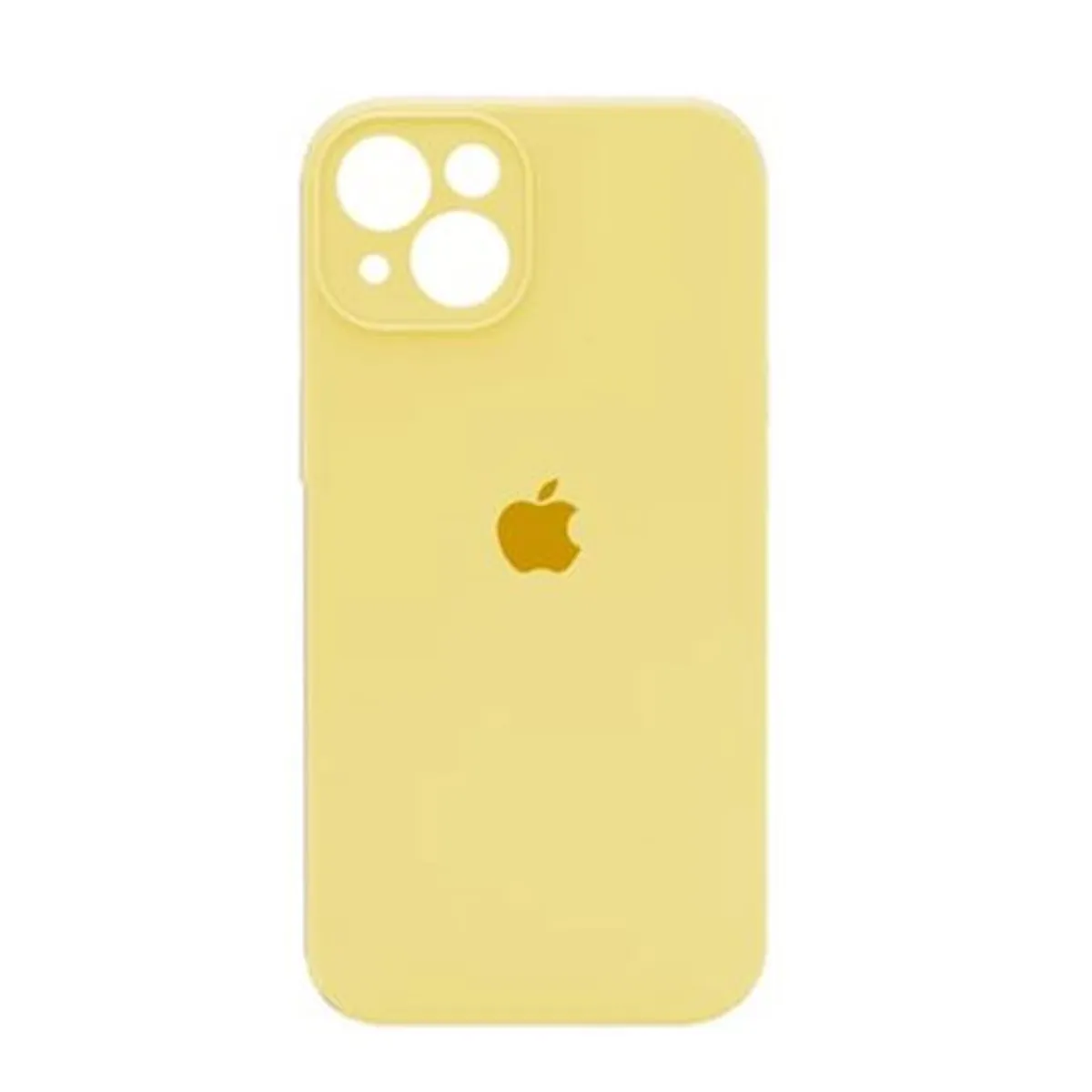 GENERICO - Silicone Case Con P/Cámara Iphone 13 - Amarillo