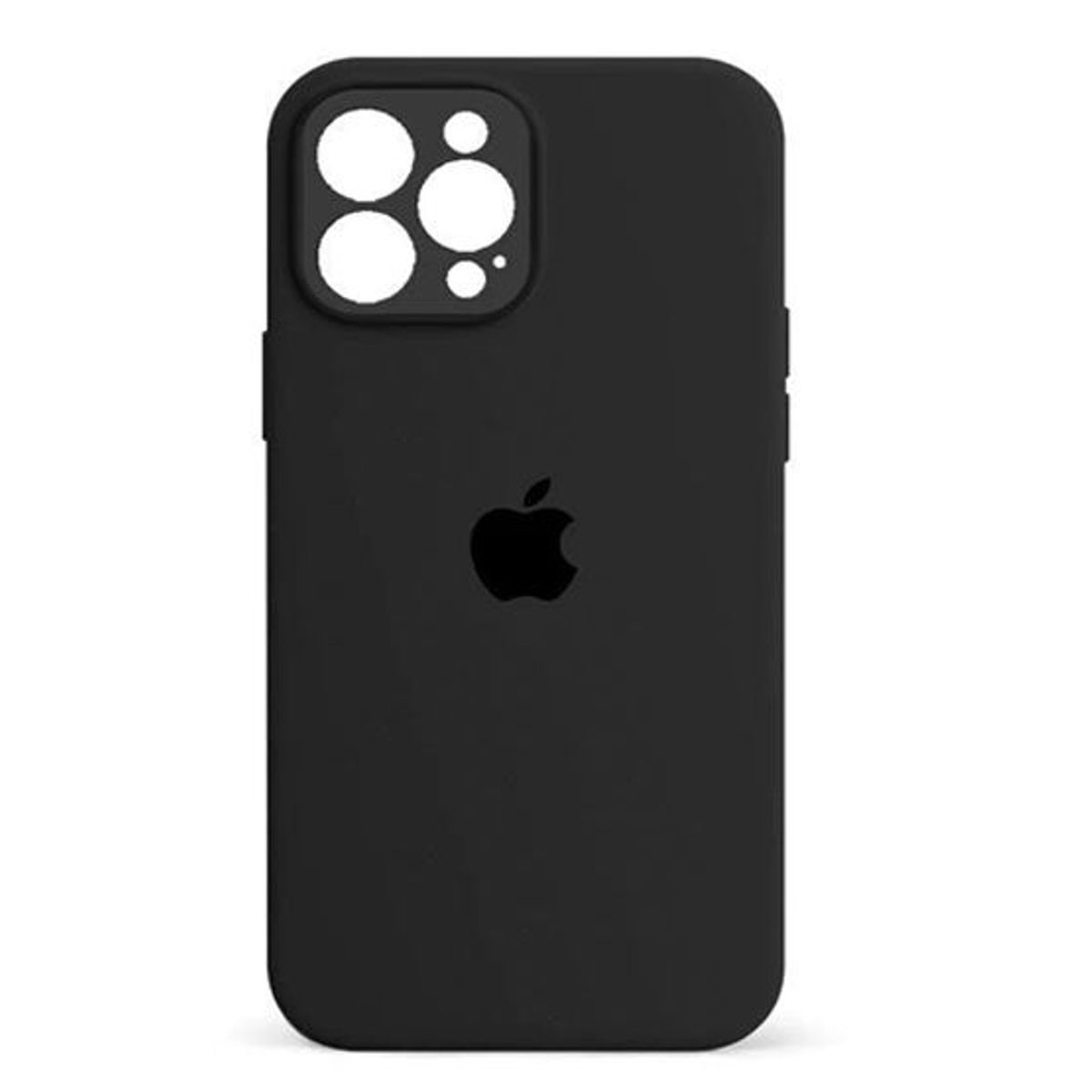 GENERICO - Silicone Case Con P/Cámara Iphone 13 Pro  Max - Negro