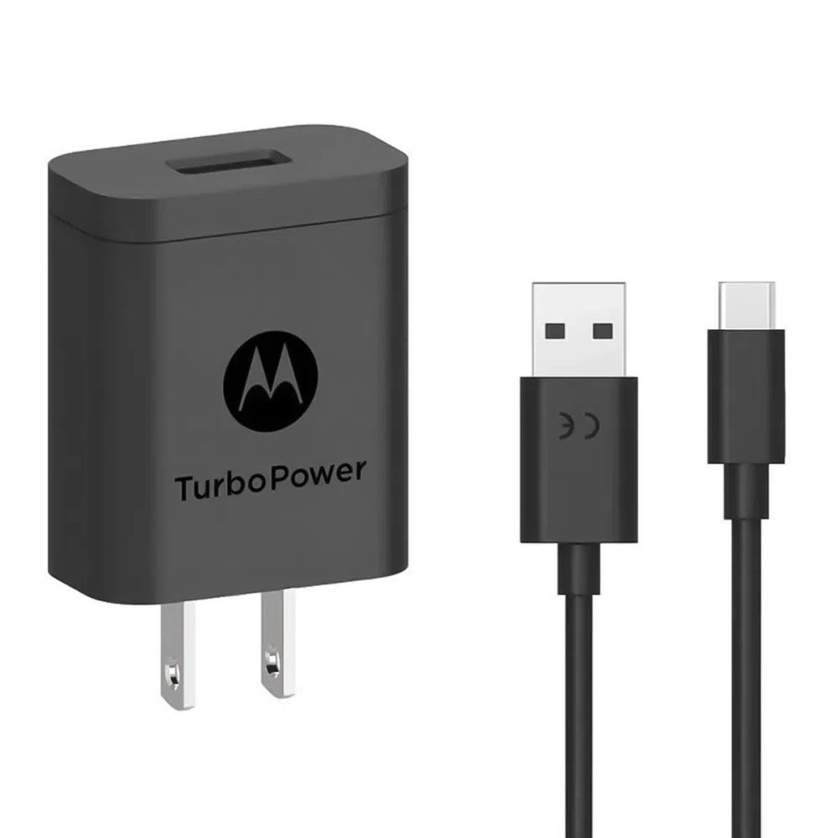 MOTOROLA - Motorola TurboPower 18 QC3.0USB-A a USB-C - Negro