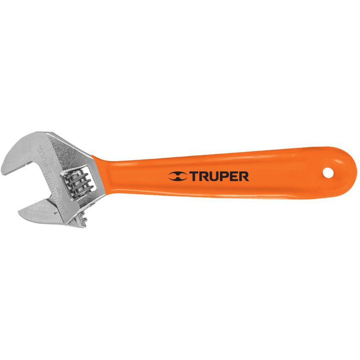 TRUPER - Llave Francesa 8" con Mango GRIP Truper 15510 - Naranja