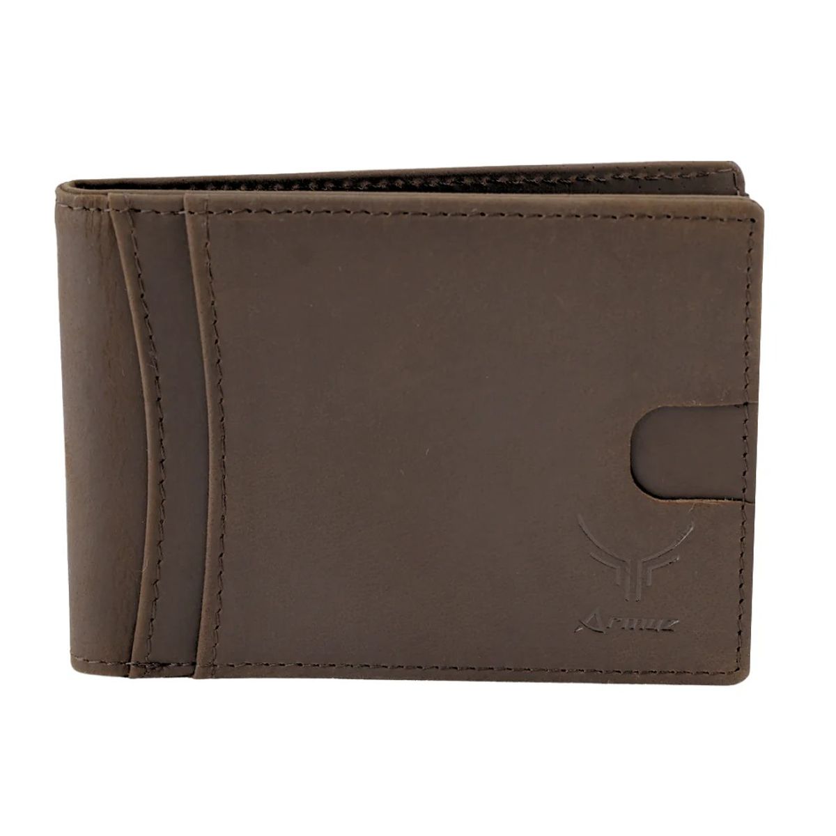 ARMUZ - Billetera de Cuero Vacuno De Alta Gama 7777 RFID