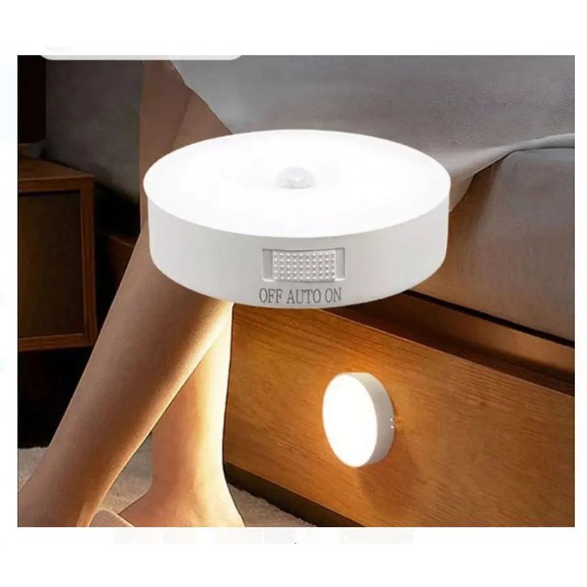 GENERICO - Luz led inteligente con sensor de movimiento recargable