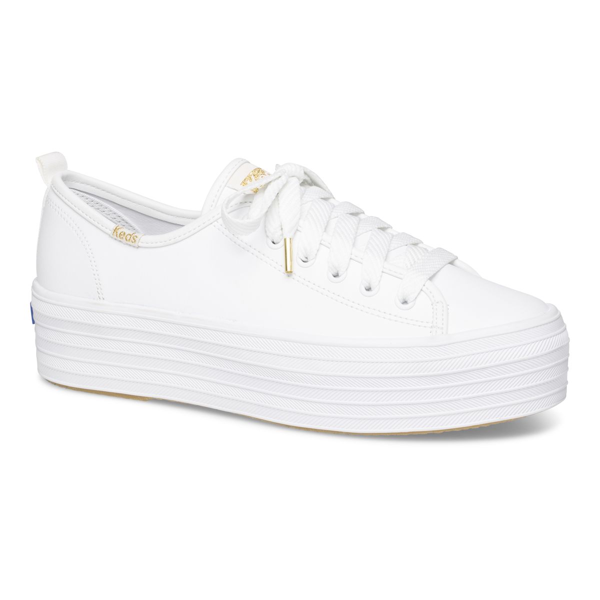 KEDS - Zapatilla Keds Triple Up Leather White KEDS