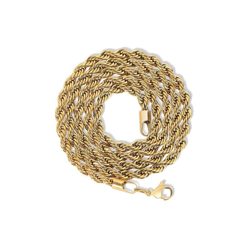 CLOCK PERU - COLLAR FRANCO DORADO  PLATA