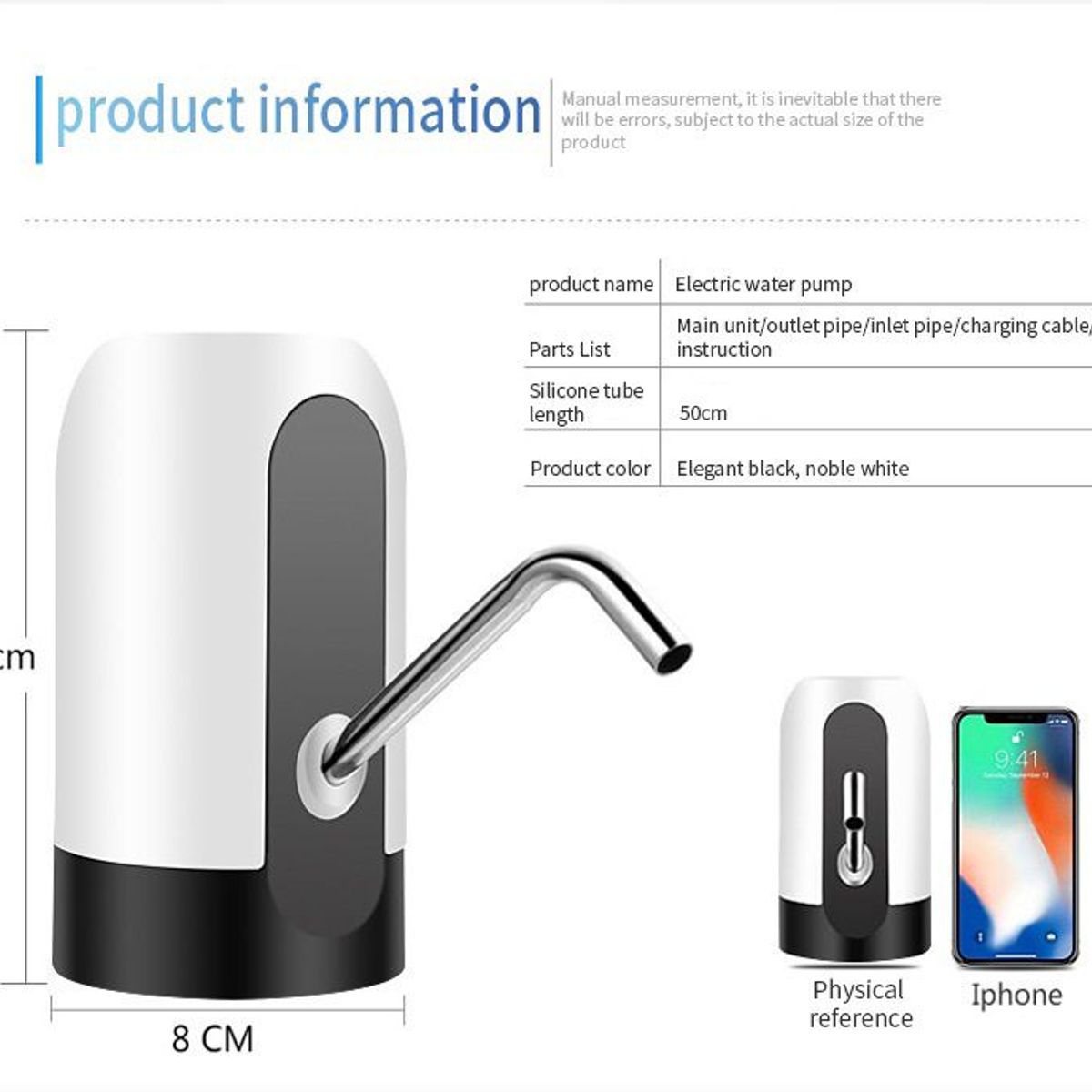 OEM - Dispensador De Agua Recargable con USB