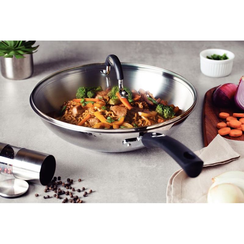 TRAMONTINA - Sarten Tramontina Wok con Tapa