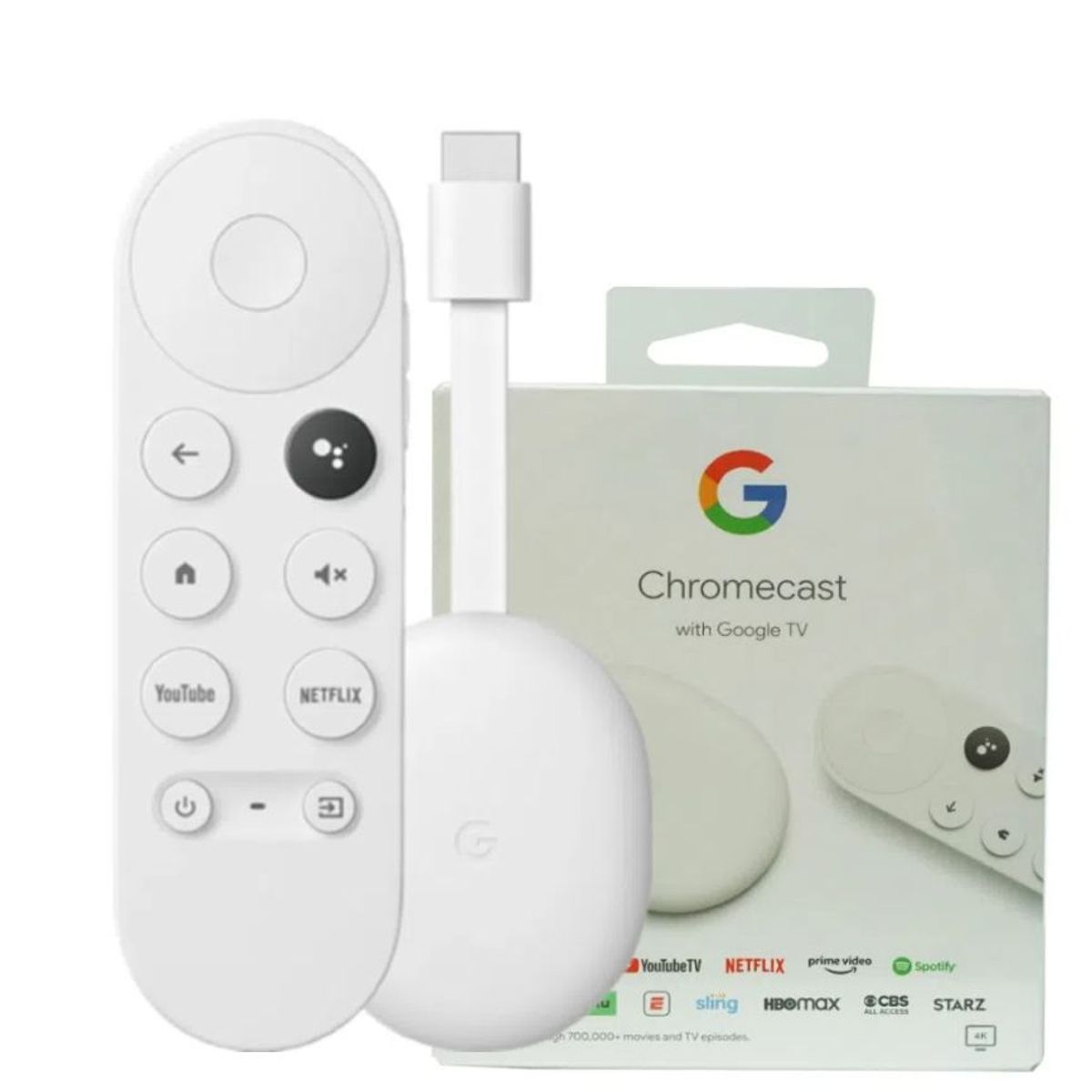GOOGLE - Google Chromecast 4K con Google TV Cuarta Generacion - Original