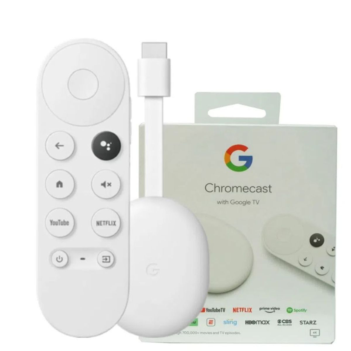 GOOGLE - Google Chromecast 4K con Google TV Cuarta Generacion - Original