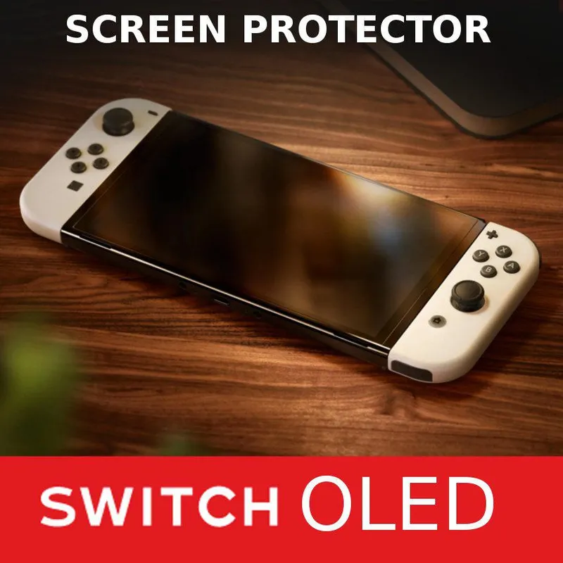 GENERICO - Protector pantalla mica cristal templado nintendo switch oled 2021