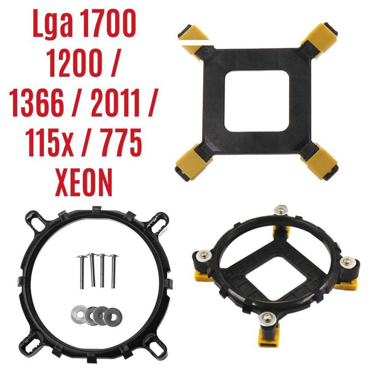 GENERICO - Adaptador soporte p cooler montaje intel lga 1700 xeon 115x 1366 775