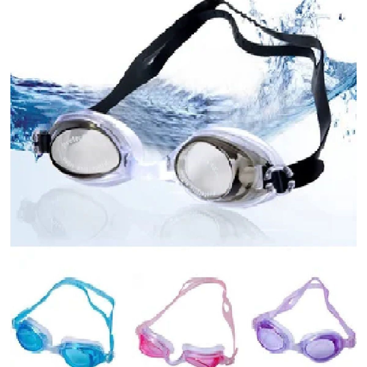 GENERICO - Gafas De Natación Para Niños y Niñas Lentes De buceo Azul