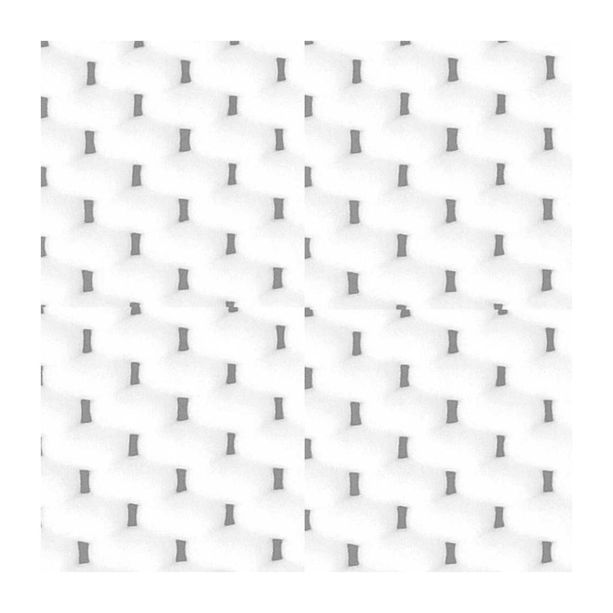 CONTACT - Piso Antideslizante para Baño - Blanco 91.4 x 43.2 cm