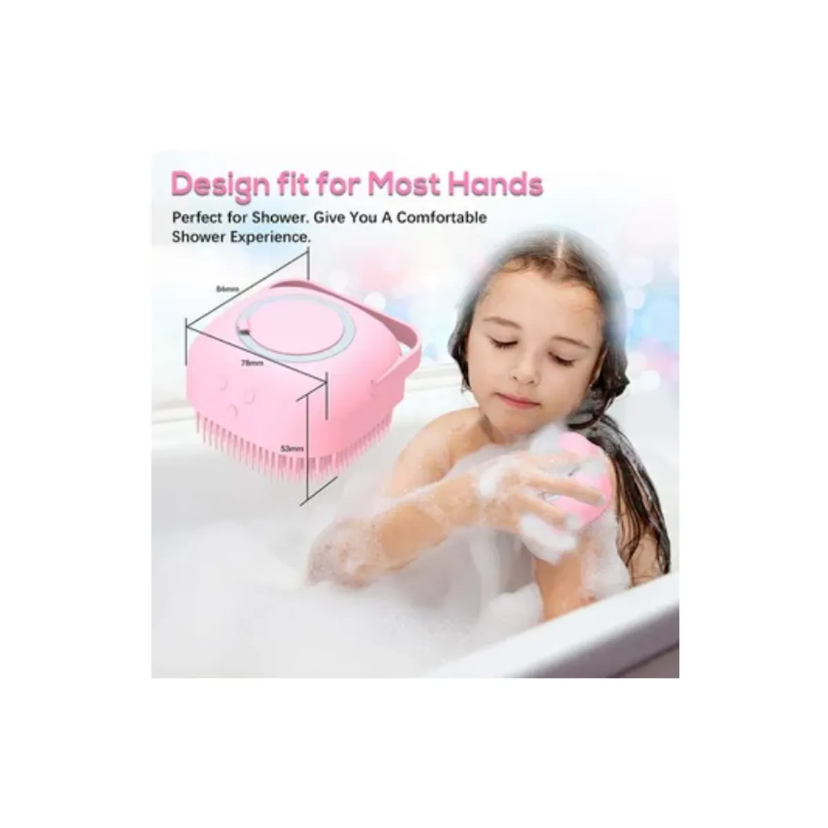 GENERICO - Cepillo Corporal de Silicona con Dispensador de Jabon