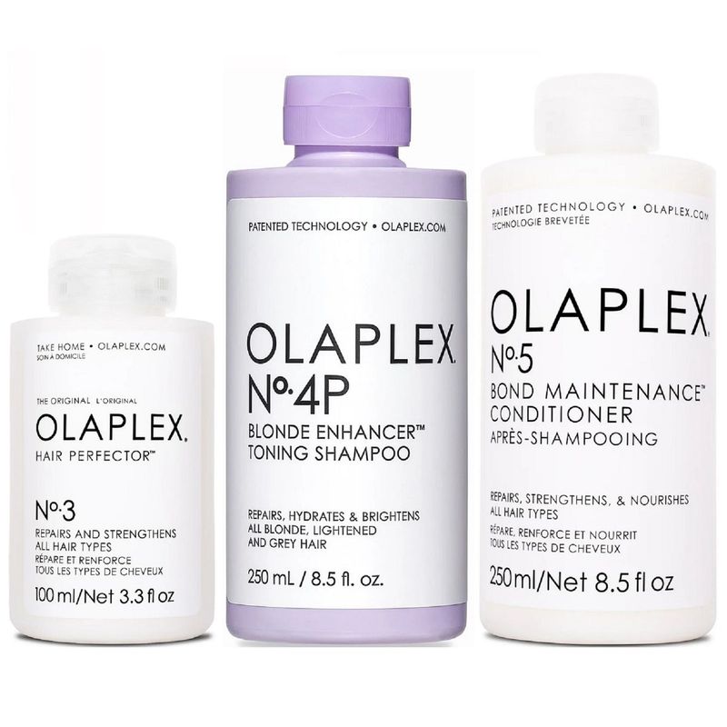 OLAPLEX - Olaplex N°3 + N°4P + N°5 Tratamiento Cabello Rubio