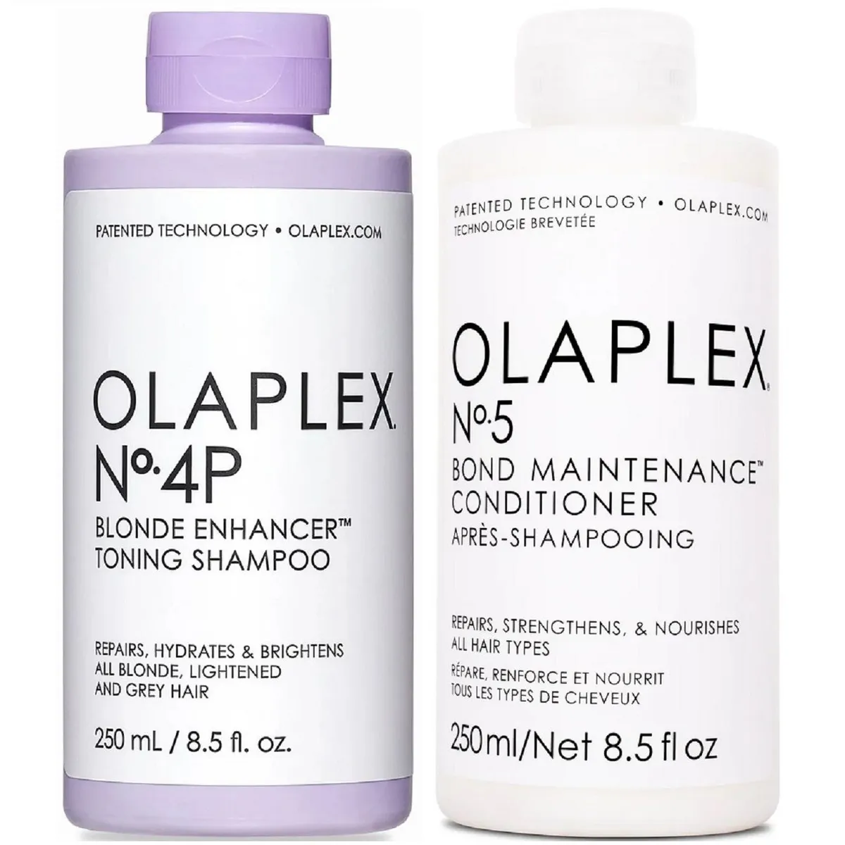 OLAPLEX - Olaplex N°4P + N°5 Shampoo para Cabello Rubio + Acondicionador