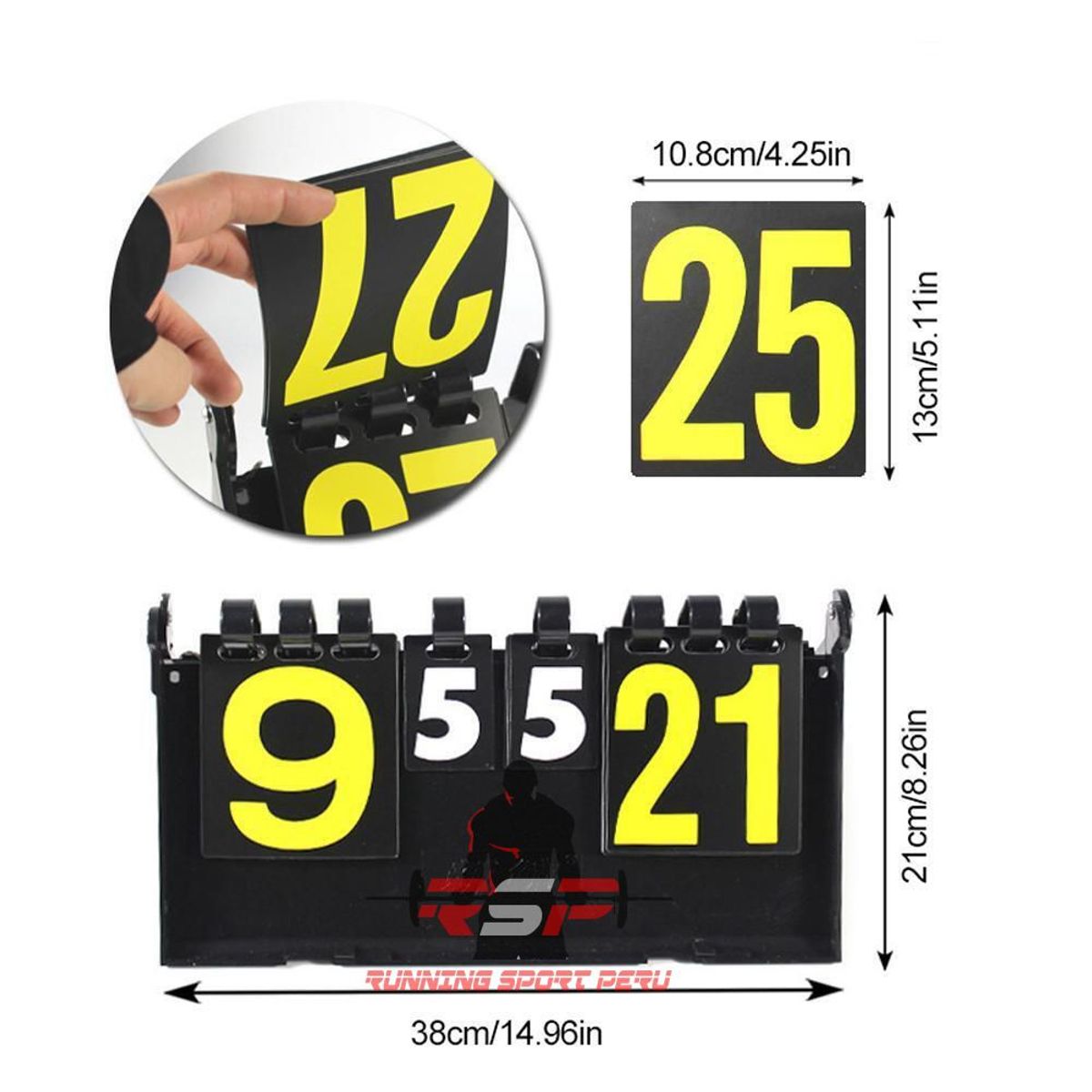 RUNNING SPORT PERU - Tablero De Puntos - Puntaje - Scoreboard Importado